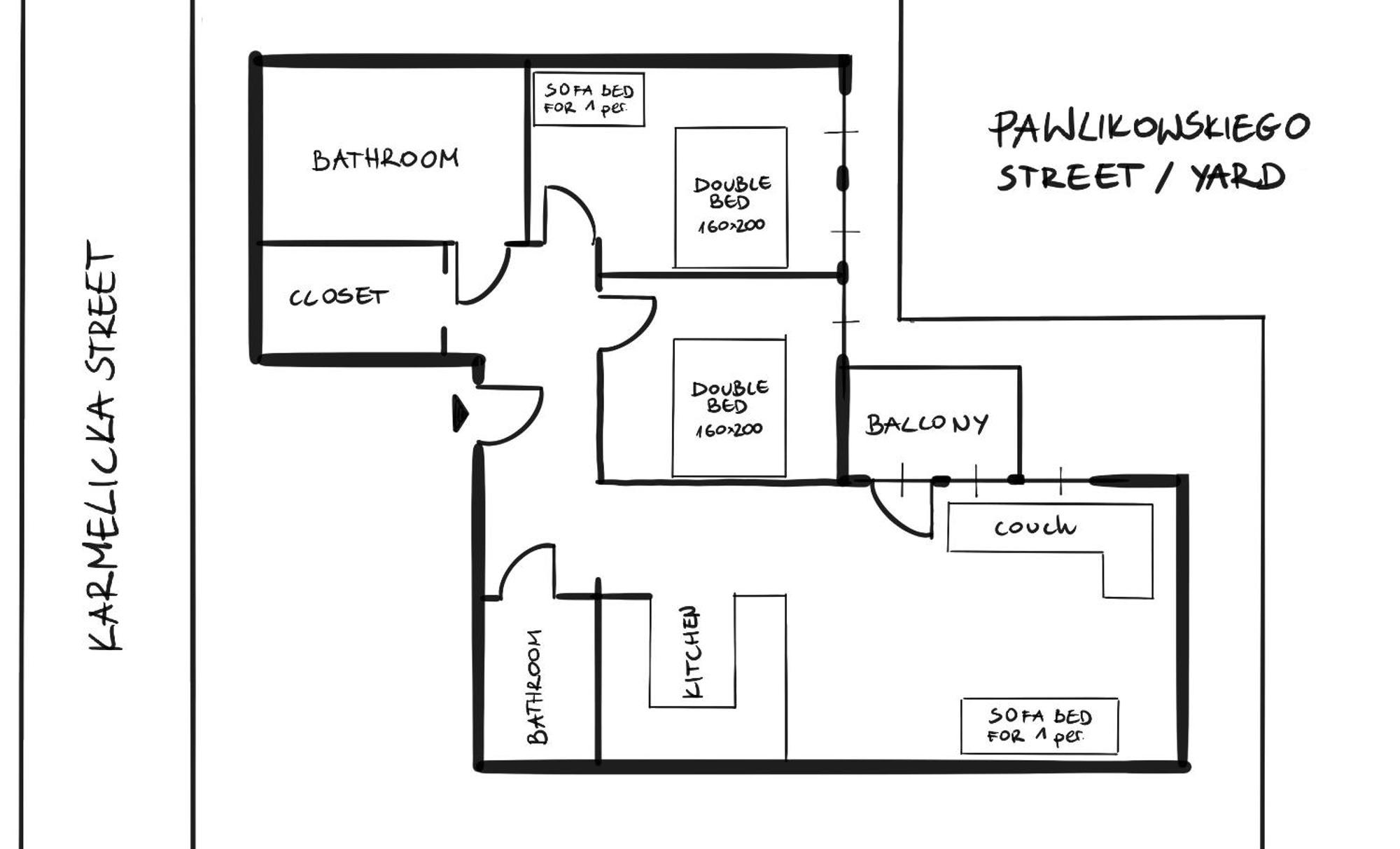 Dodohaus Daire Krakow Dış mekan fotoğraf